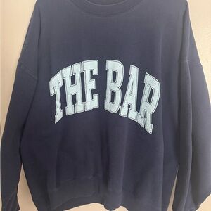 The Bar Navy Blue Sweater